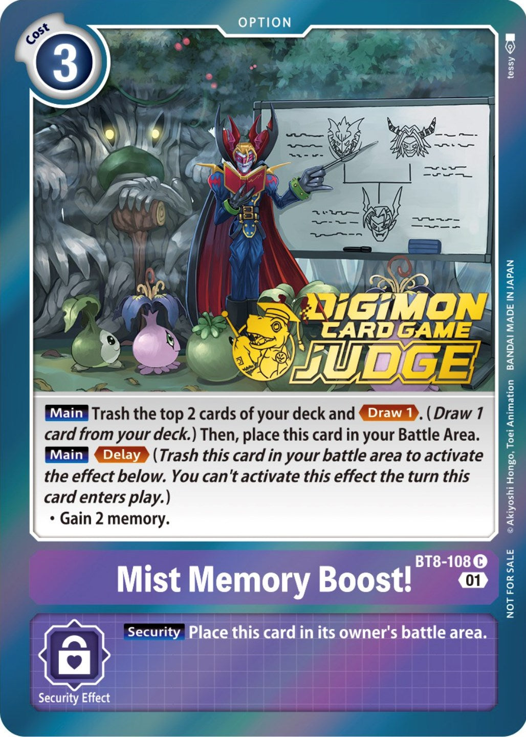 Mist Memory Boost! [BT8-108] (Judge Pack 3) [New Awakening Promos] | Arkham Games and Comics