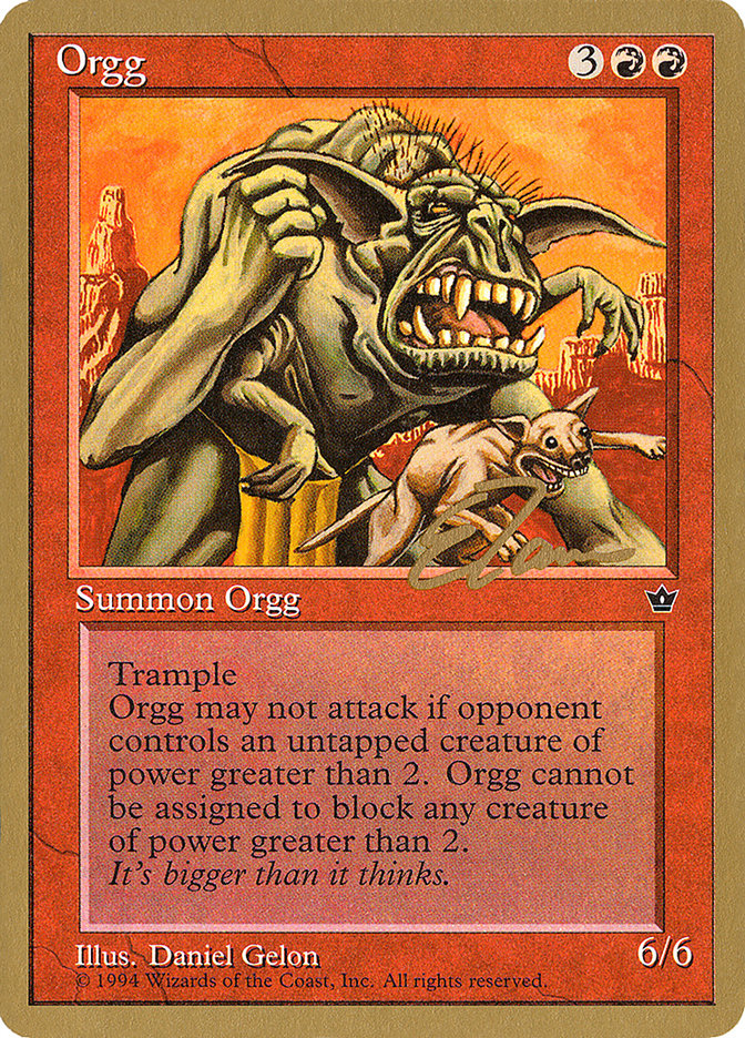 Orgg (Eric Tam) [Pro Tour Collector Set] | Arkham Games and Comics