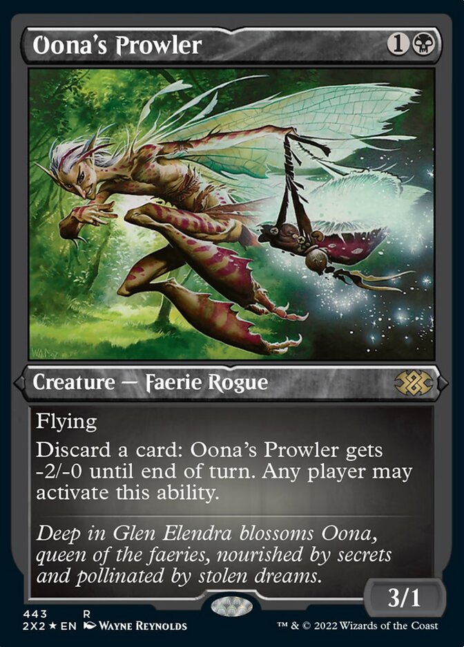 Oona's Prowler (Foil Etched) [Double Masters 2022] | Arkham Games and Comics