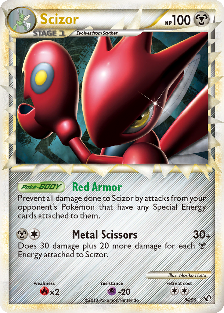 Scizor (84/90) [HeartGold & SoulSilver: Undaunted] | Arkham Games and Comics