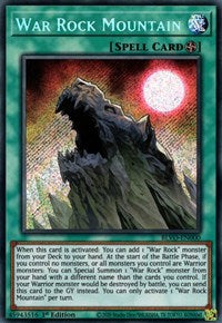 War Rock Mountain [BLVO-EN000] Secret Rare | Arkham Games and Comics