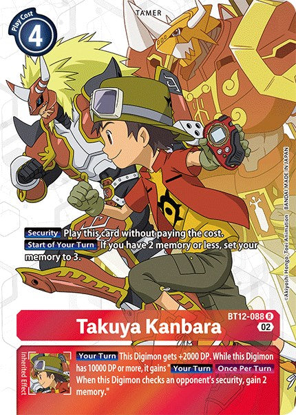 Takuya Kanbara [BT12-088] (Alternate Art) [Across Time] | Arkham Games and Comics