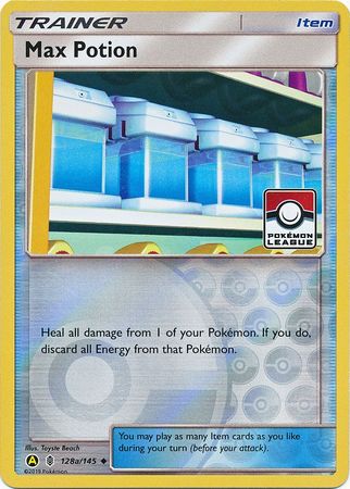 Max Potion (128a/145) (League Promo) [Sun & Moon: Guardians Rising] | Arkham Games and Comics