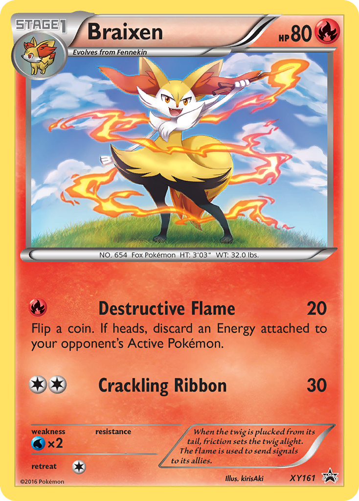 Braixen (XY161) [XY: Black Star Promos] | Arkham Games and Comics