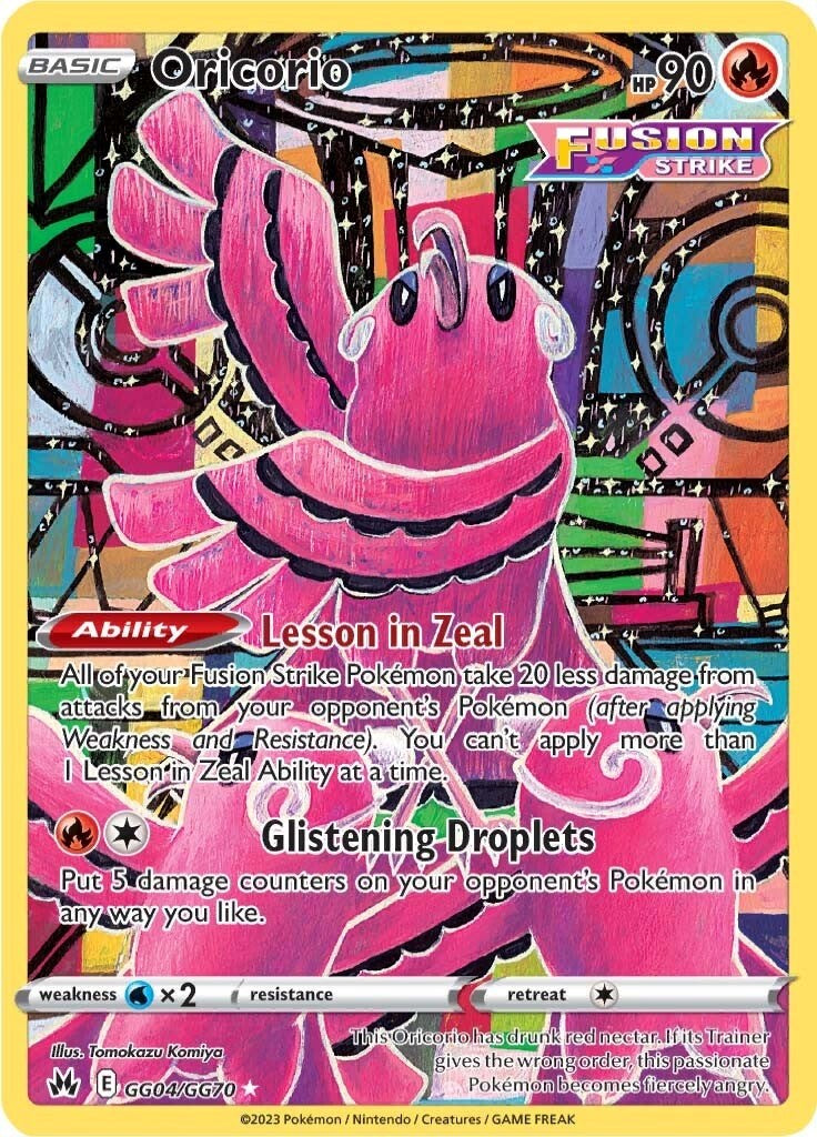 Oricorio (GG04/GG70) [Sword & Shield: Crown Zenith] | Arkham Games and Comics