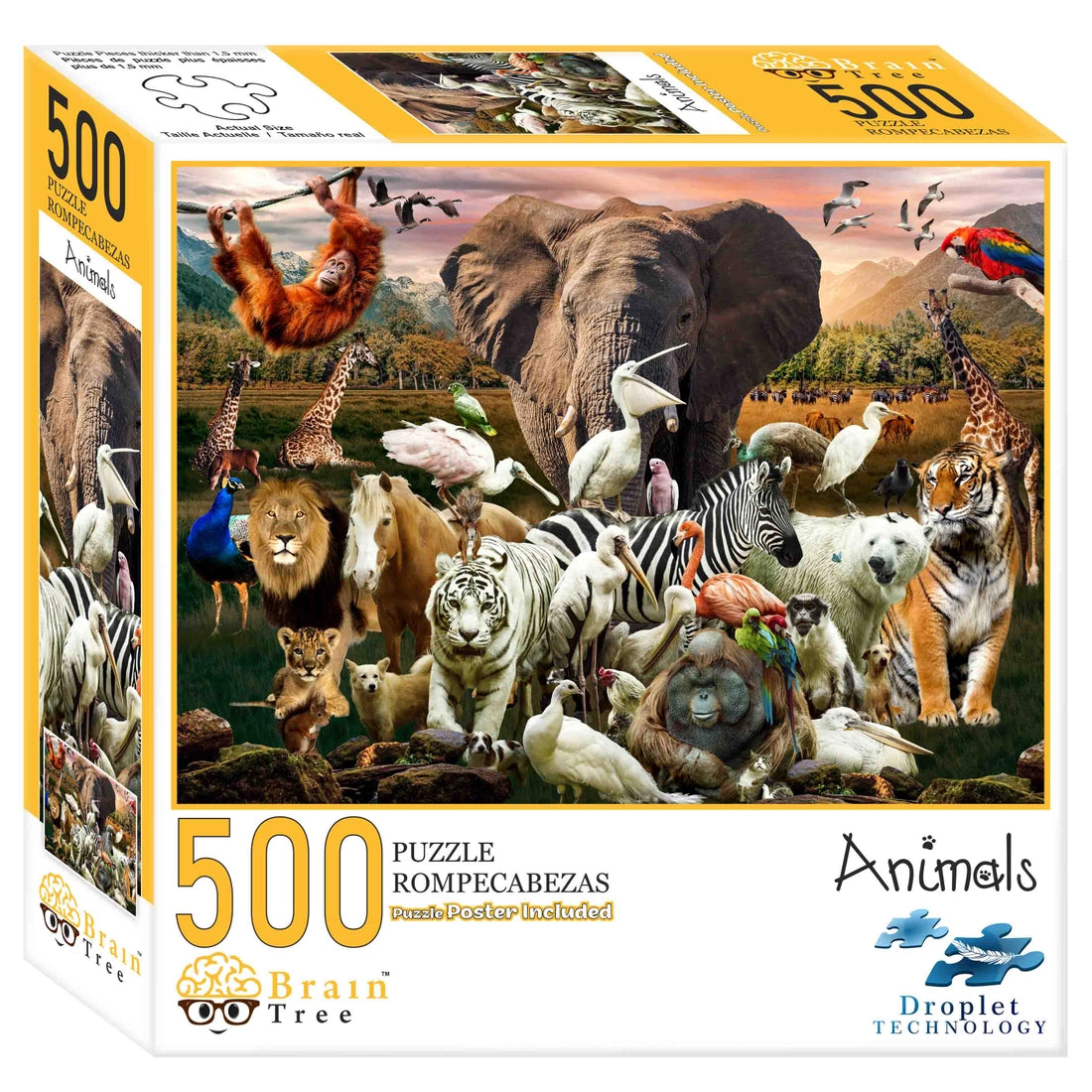 Animals 500pc Puzzle | Arkham Games and Comics