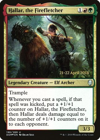 Hallar, the Firefletcher [Dominaria Promos] | Arkham Games and Comics