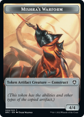 Mishra's Warform // Inkling Double-Sided Token [The Brothers' War Commander Tokens] | Arkham Games and Comics