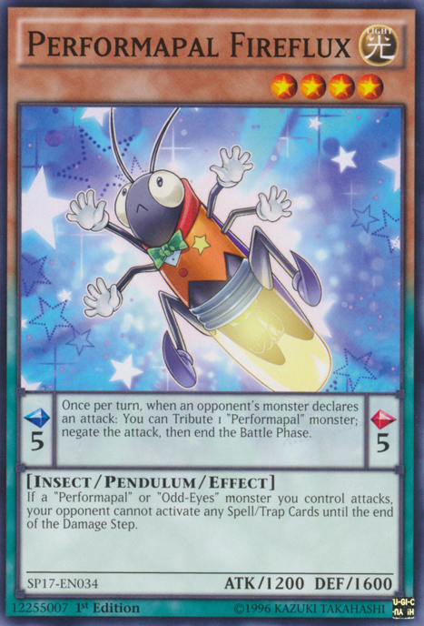 Performapal Fireflux [SP17-EN034] Common | Arkham Games and Comics