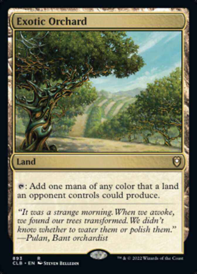 Exotic Orchard [Commander Legends: Battle for Baldur's Gate] | Arkham Games and Comics