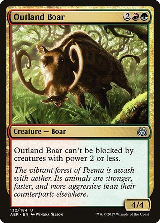 Outland Boar [Aether Revolt] | Arkham Games and Comics