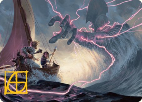 Hall of Storm Giants Art Card (Gold-Stamped Signature) [Dungeons & Dragons: Adventures in the Forgotten Realms Art Series] | Arkham Games and Comics