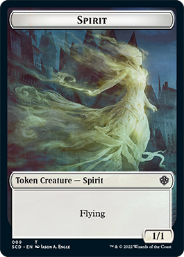 Bird // Spirit Double-Sided Token [Starter Commander Decks] | Arkham Games and Comics