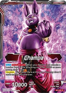 Champa // God of Destruction Champa [BT1-001] | Arkham Games and Comics