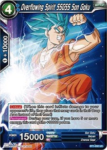 Overflowing Spirit SSGSS Son Goku [BT1-032] | Arkham Games and Comics