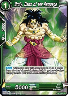 Broly, Dawn of the Rampage [BT1-076] | Arkham Games and Comics