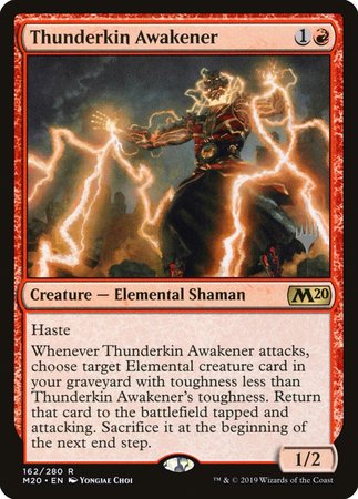 Thunderkin Awakener [Core Set 2020 Promos] | Arkham Games and Comics