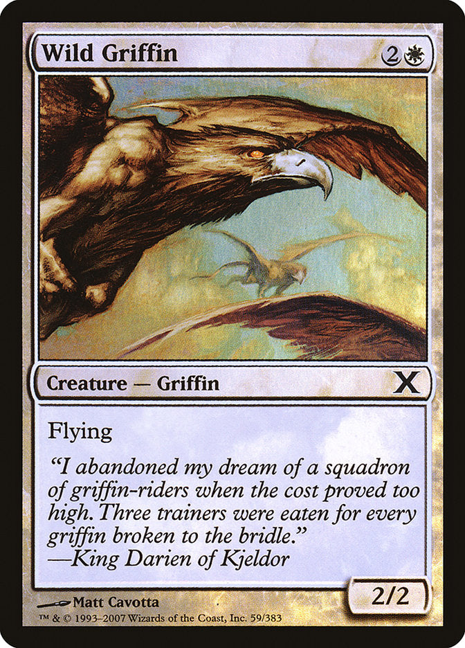 Wild Griffin (Premium Foil) [Tenth Edition] | Arkham Games and Comics