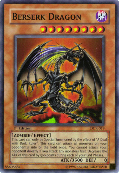 Berserk Dragon [DCR-019] Super Rare | Arkham Games and Comics