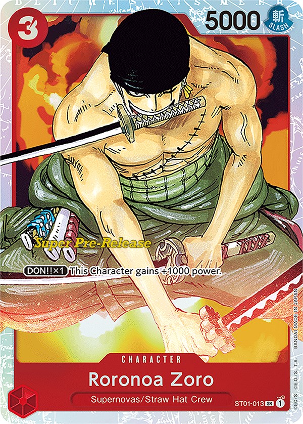 Roronoa Zoro [Super Pre-Release Starter Deck: Straw Hat Crew] | Arkham Games and Comics