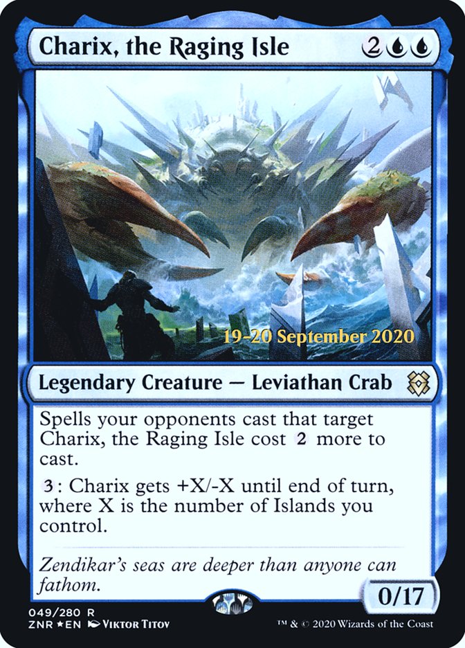 Charix, the Raging Isle  [Zendikar Rising Prerelease Promos] | Arkham Games and Comics