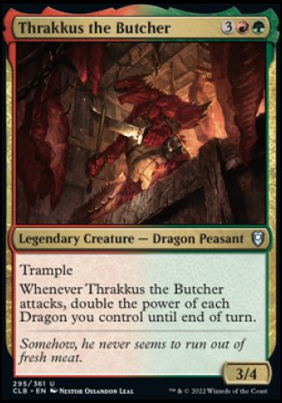 Thrakkus the Butcher [Commander Legends: Battle for Baldur's Gate] | Arkham Games and Comics