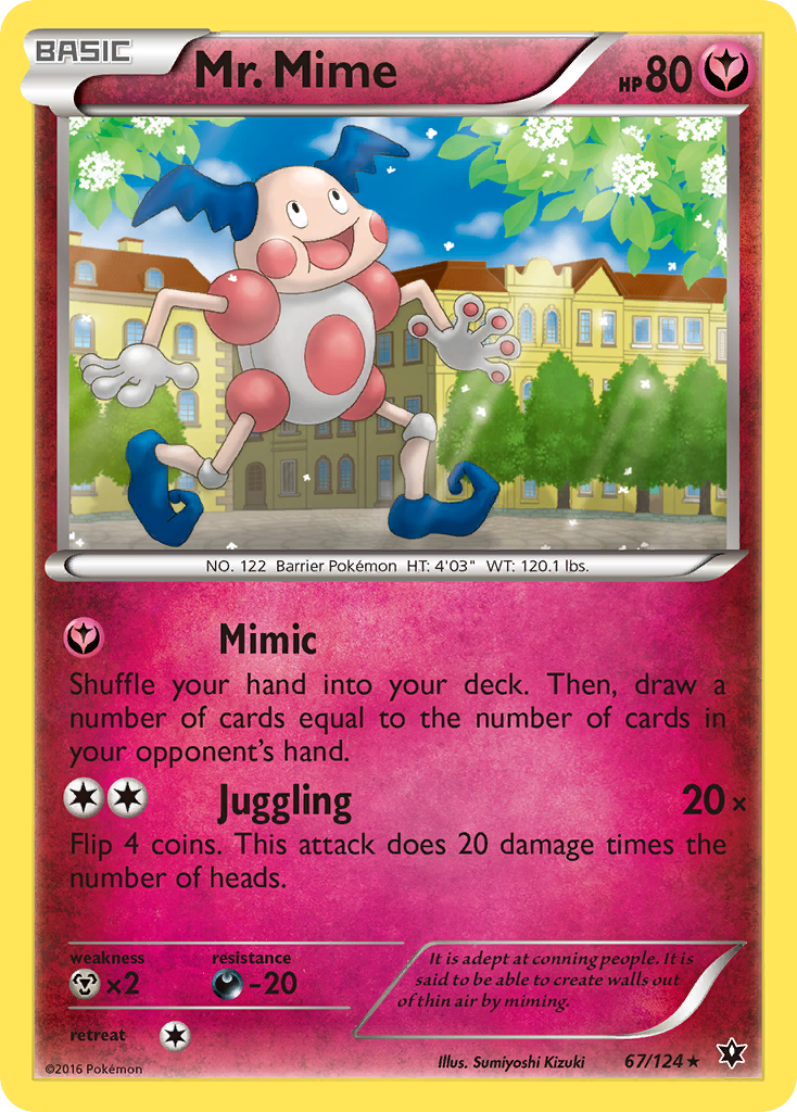 Mr. Mime (67/124) [XY: Fates Collide] | Arkham Games and Comics