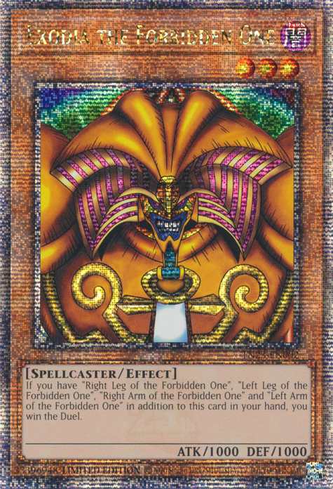 Exodia the Forbidden One [TN23-EN002] Quarter Century Secret Rare | Arkham Games and Comics