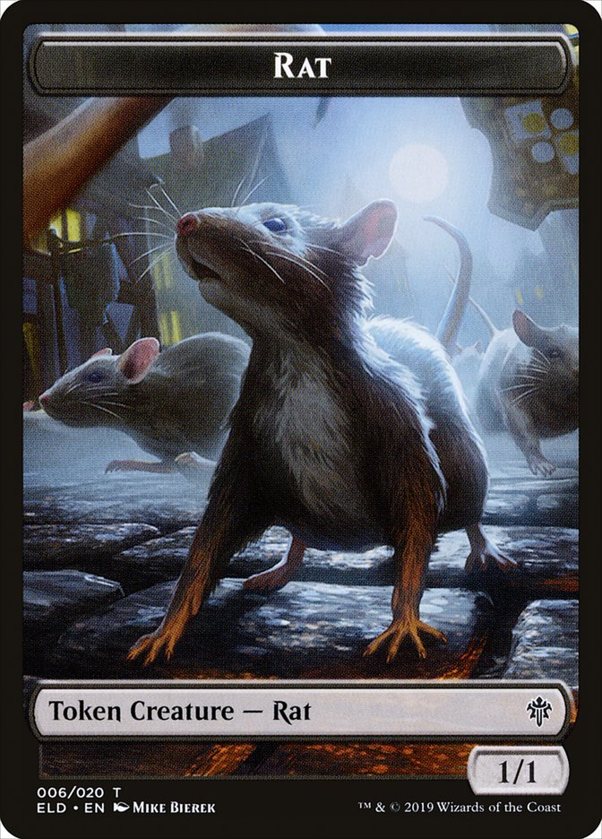 Rat [Throne of Eldraine Tokens] | Arkham Games and Comics