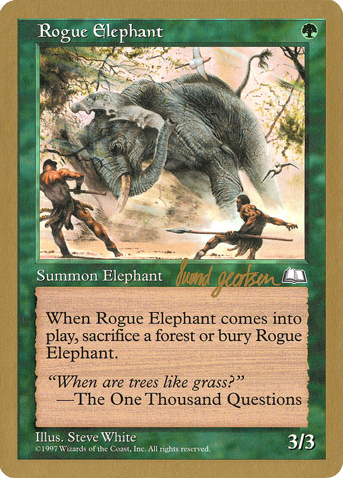 Rogue Elephant (Svend Geertsen) [World Championship Decks 1997] | Arkham Games and Comics