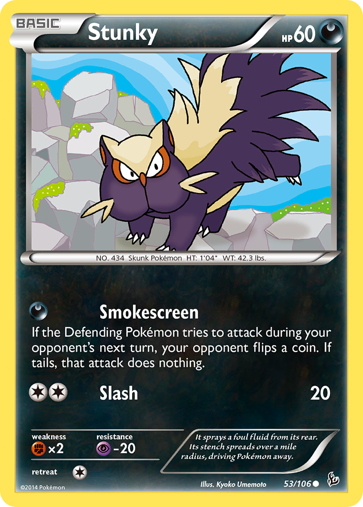 Stunky (53/106) [XY: Flashfire] | Arkham Games and Comics