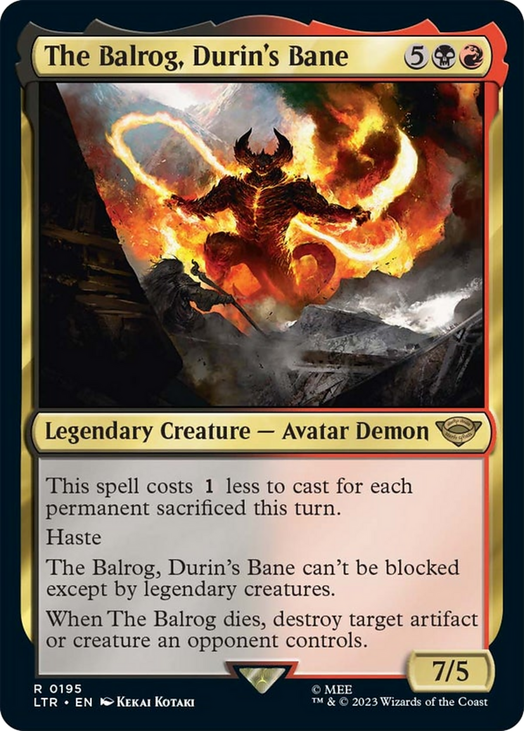 The Balrog, Durin's Bane [The Lord of the Rings: Tales of Middle-Earth] | Arkham Games and Comics