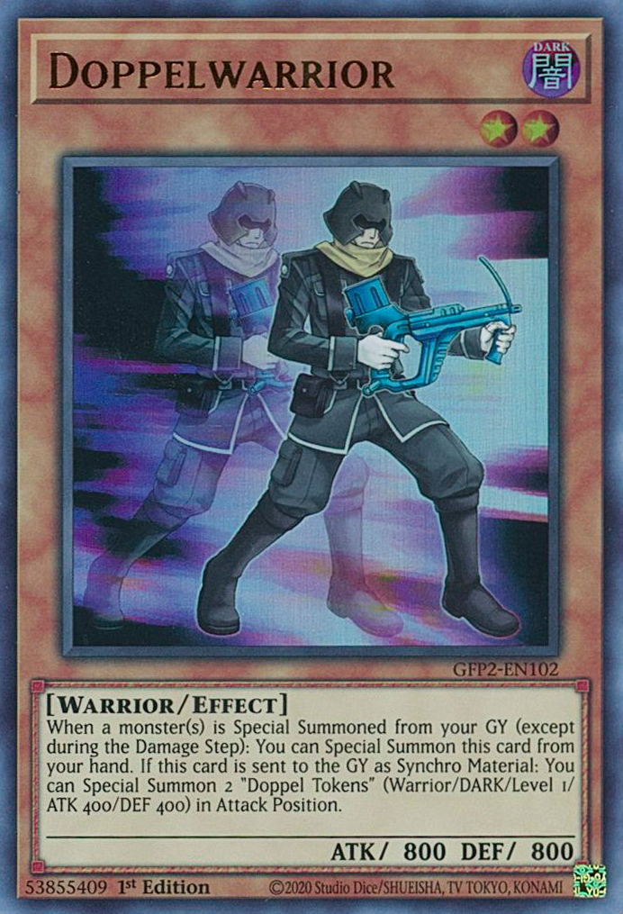 Doppelwarrior [GFP2-EN102] Ultra Rare | Arkham Games and Comics