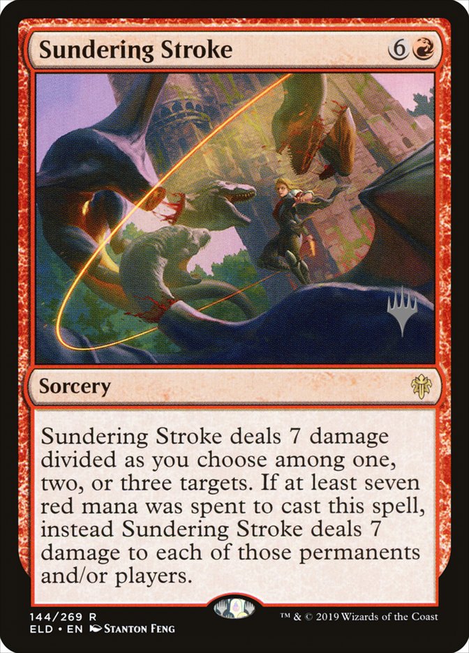 Sundering Stroke (Promo Pack) [Throne of Eldraine Promos] | Arkham Games and Comics