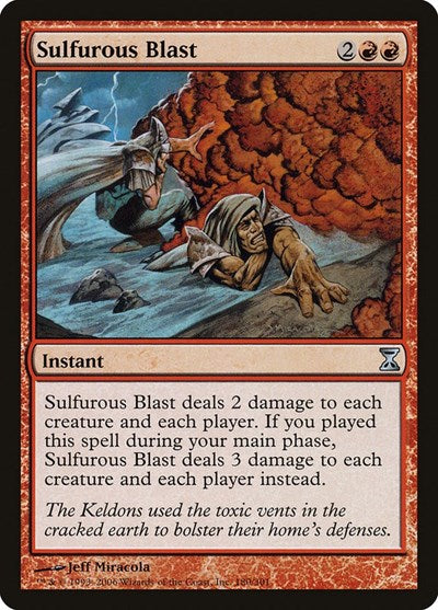 Sulfurous Blast [Time Spiral] | Arkham Games and Comics