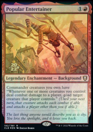 Popular Entertainer [Commander Legends: Battle for Baldur's Gate Prerelease Promos] | Arkham Games and Comics