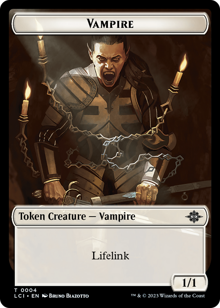 City's Blessing // Vampire (0004) Double-Sided Token [The Lost Caverns of Ixalan Commander Tokens] | Arkham Games and Comics