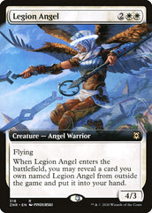 Legion Angel (Extended Art) [Zendikar Rising] | Arkham Games and Comics