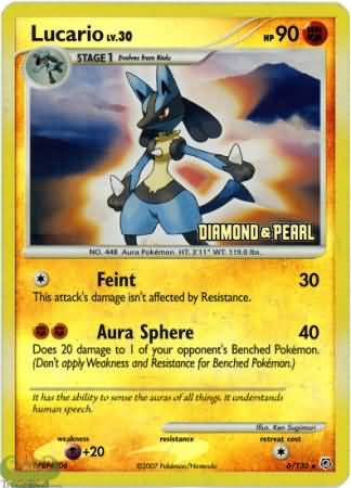 Lucario (6/130) [Burger King Promos: 2008 Collection] | Arkham Games and Comics