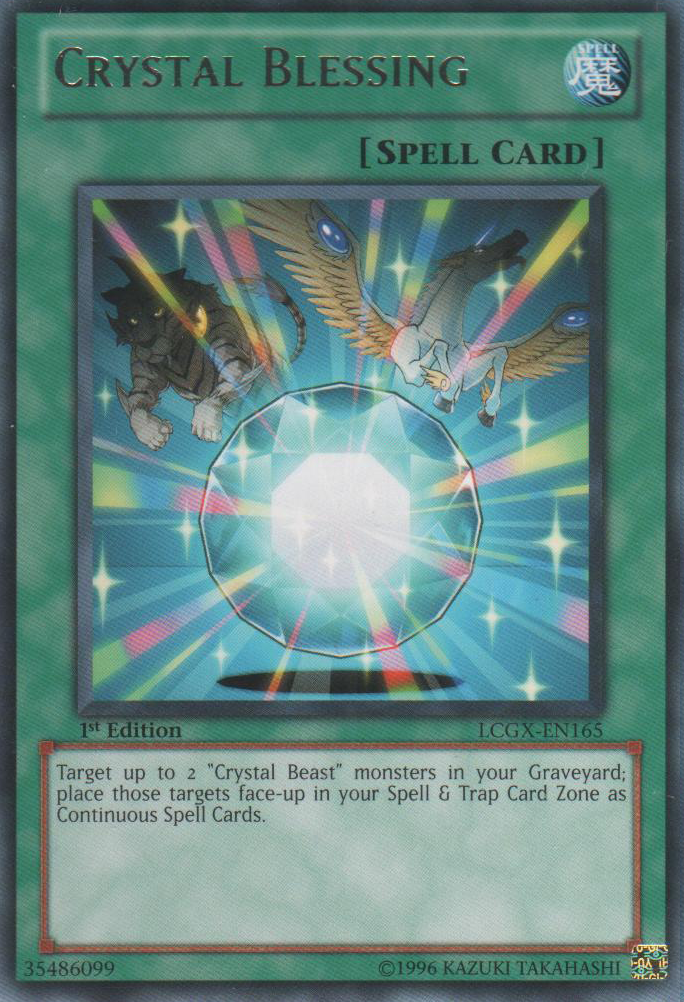 Crystal Blessing [LCGX-EN165] Rare | Arkham Games and Comics