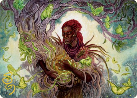 Circle of Dreams Druid Art Card (Gold-Stamped Signature) [Dungeons & Dragons: Adventures in the Forgotten Realms Art Series] | Arkham Games and Comics