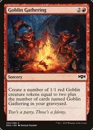 Goblin Gathering [Ravnica Allegiance] | Arkham Games and Comics