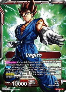 Vegito // Fusion Warrior Super Saiyan Vegito [BT2-001] | Arkham Games and Comics