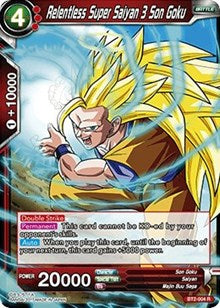 Relentless Super Saiyan 3 Son Goku [BT2-004] | Arkham Games and Comics