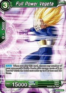 Full Power Vegeta [BT2-076] | Arkham Games and Comics