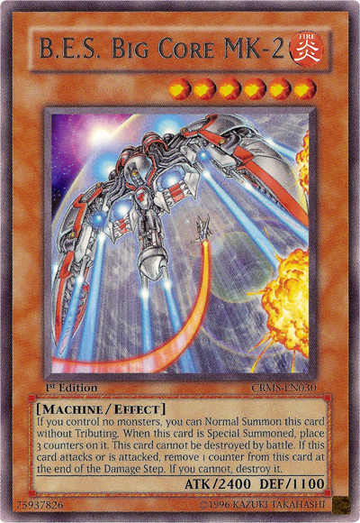 B.E.S. Big Core MK-2 [CRMS-EN030] Rare | Arkham Games and Comics