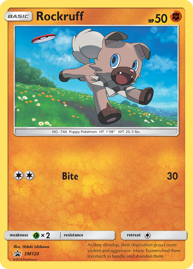 Rockruff (SM120) [Sun & Moon: Black Star Promos] | Arkham Games and Comics