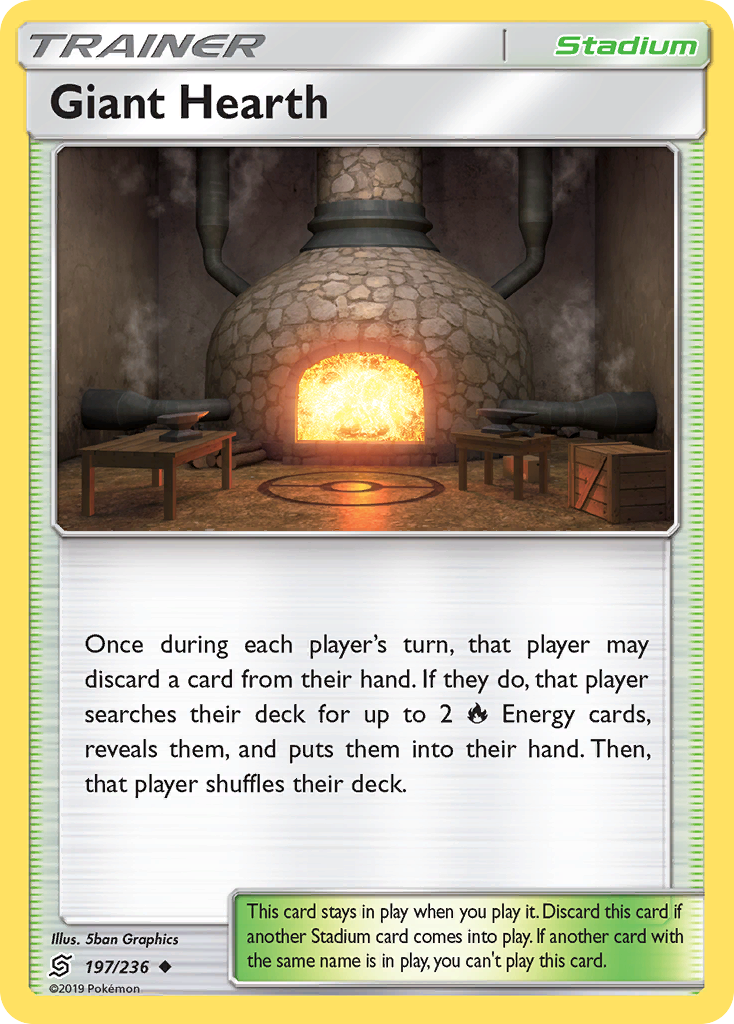 Giant Hearth (197/236) [Sun & Moon: Unified Minds] | Arkham Games and Comics