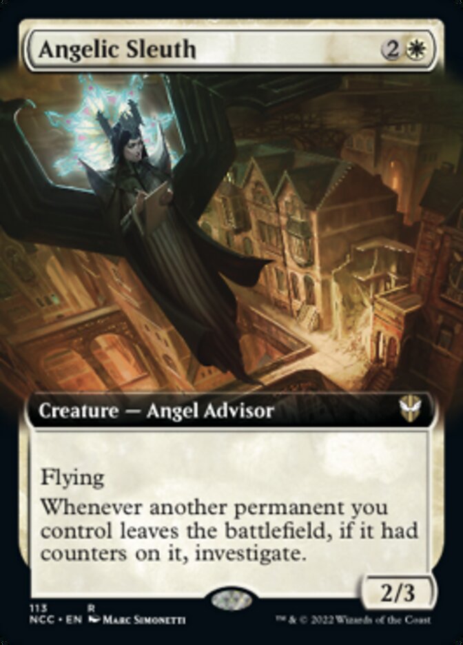 Angelic Sleuth (Extended Art) [Streets of New Capenna Commander] | Arkham Games and Comics