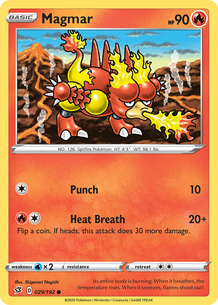 Magmar (029/192) [Sword & Shield: Rebel Clash] | Arkham Games and Comics